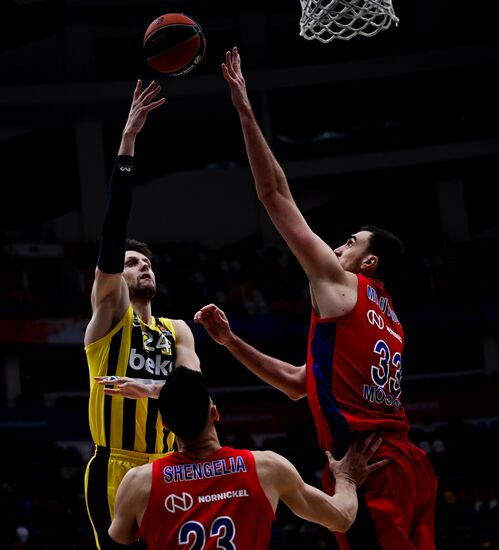 Баскетбол. Евролига. Матч ЦСКА – "Фенербахче"