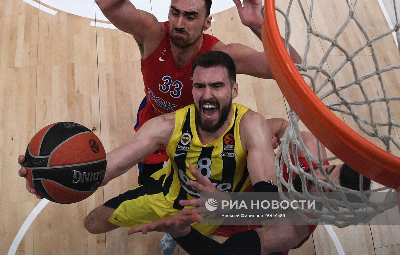 Баскетбол. Евролига. Матч ЦСКА – "Фенербахче"