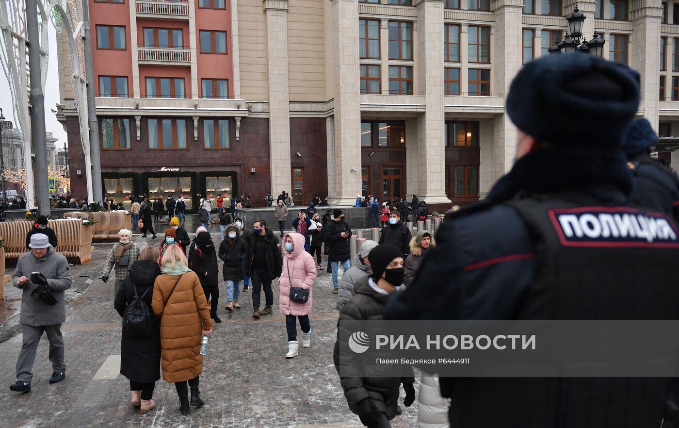 Несанкционированные акции сторонников А. Навального