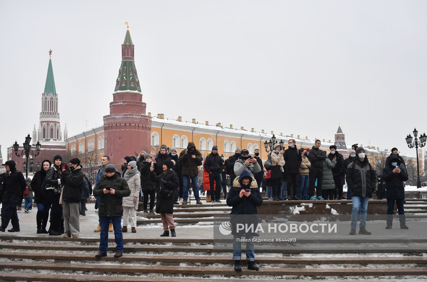 Несанкционированные акции сторонников А. Навального