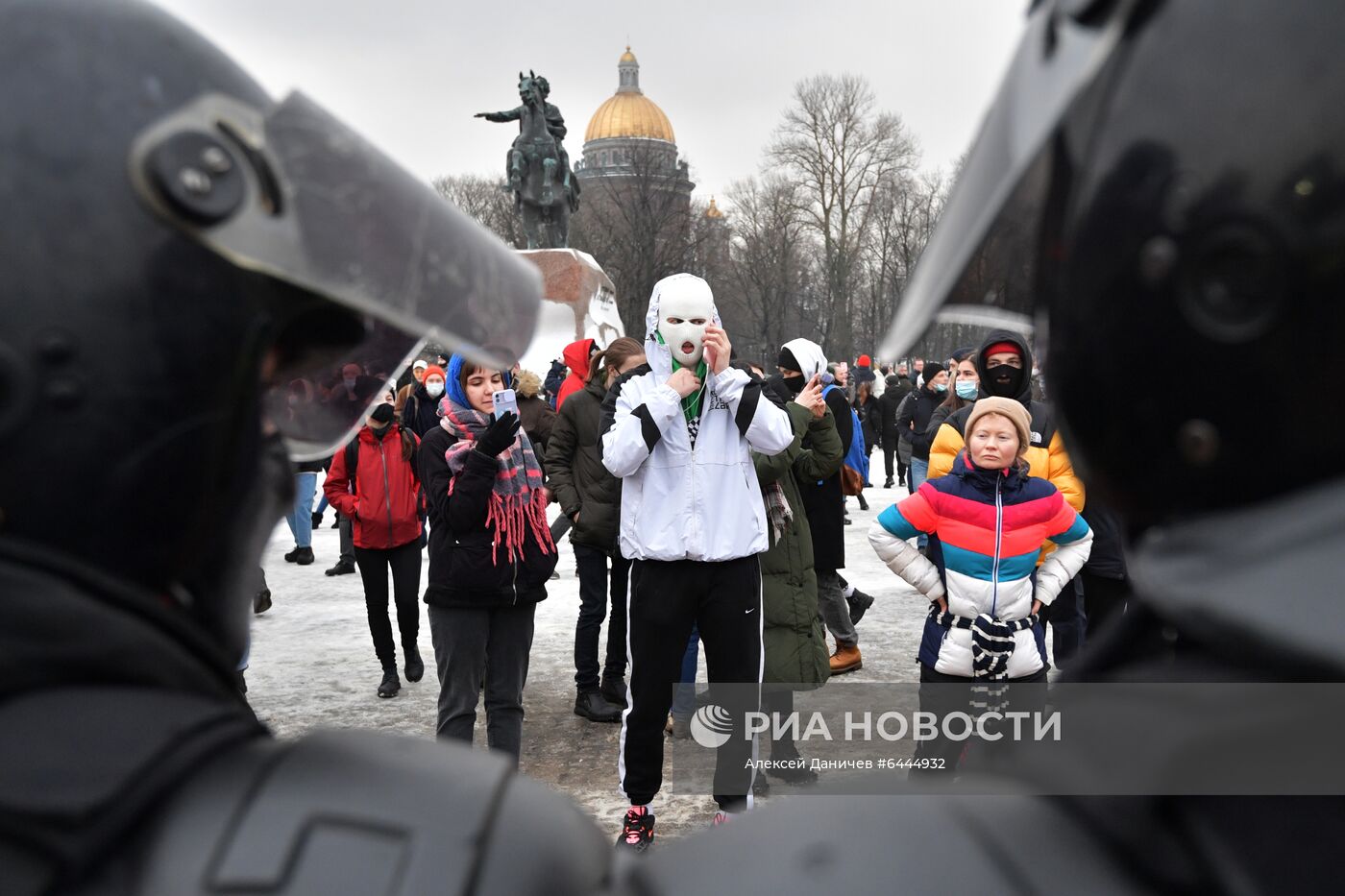 Несанкционированные акции сторонников А. Навального