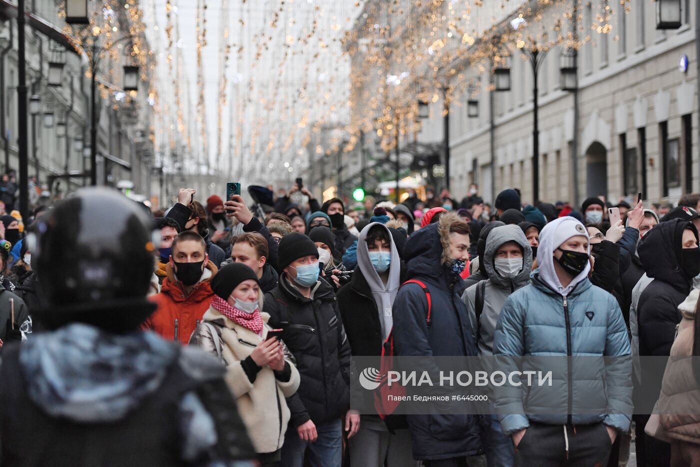Несанкционированные акции сторонников А. Навального