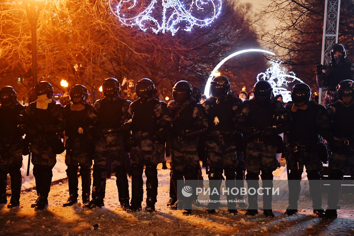 Несанкционированные акции сторонников А. Навального