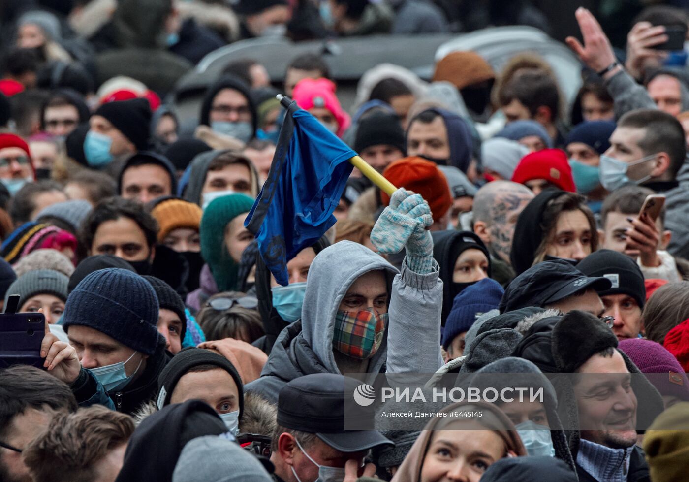 Несанкционированные акции сторонников А. Навального