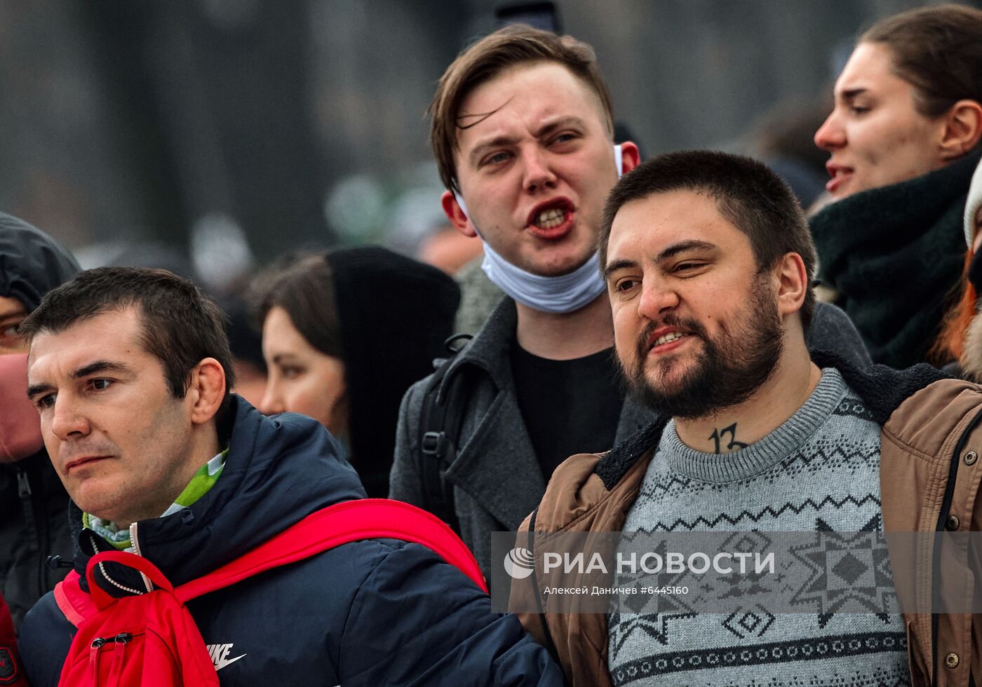 Несанкционированные акции сторонников А. Навального