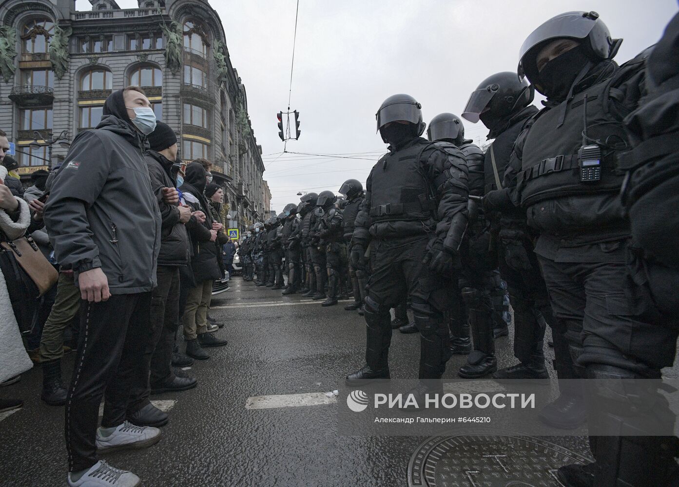 Несанкционированные акции сторонников А. Навального