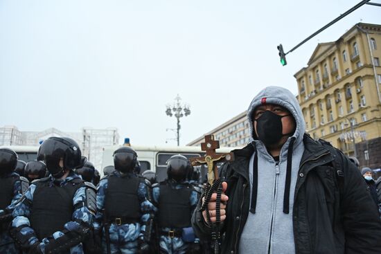 Несанкционированные акции сторонников А. Навального