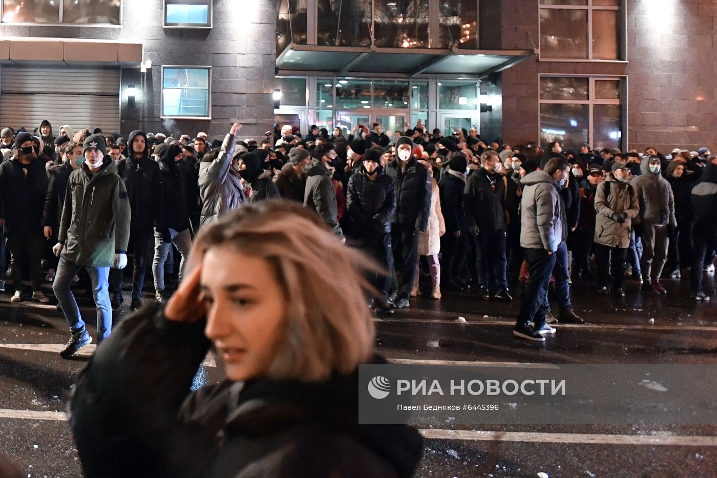 Несанкционированная акция сторонников А. Навального