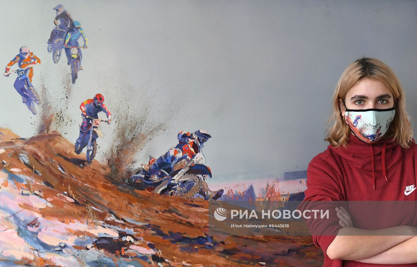 Студенты художественного училища им. В. И. Сурикова в Красноярске