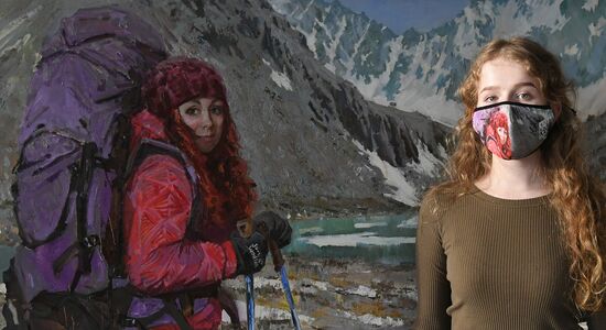 Студенты художественного училища им. В. И. Сурикова в Красноярске