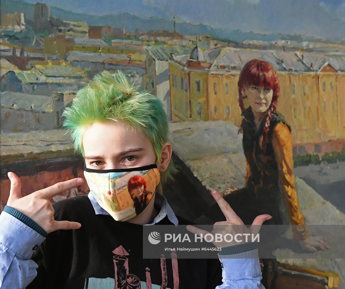 Студенты художественного училища им. В. И. Сурикова в Красноярске