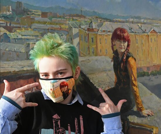 Студенты художественного училища им. В. И. Сурикова в Красноярске