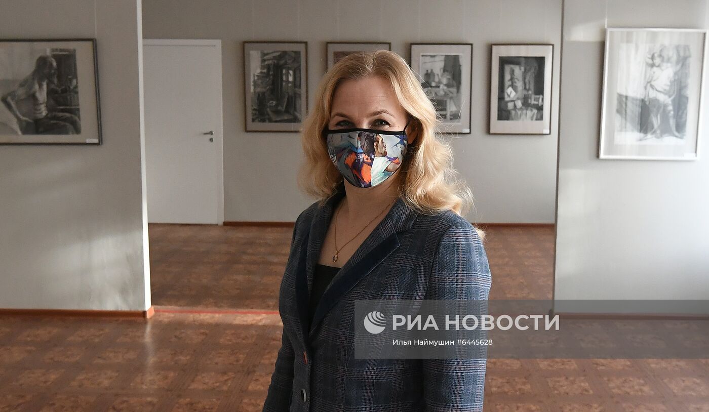 Студенты художественного училища им. В. И. Сурикова в Красноярске