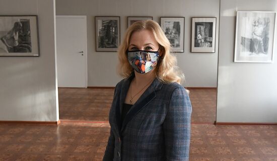 Студенты художественного училища им. В. И. Сурикова в Красноярске