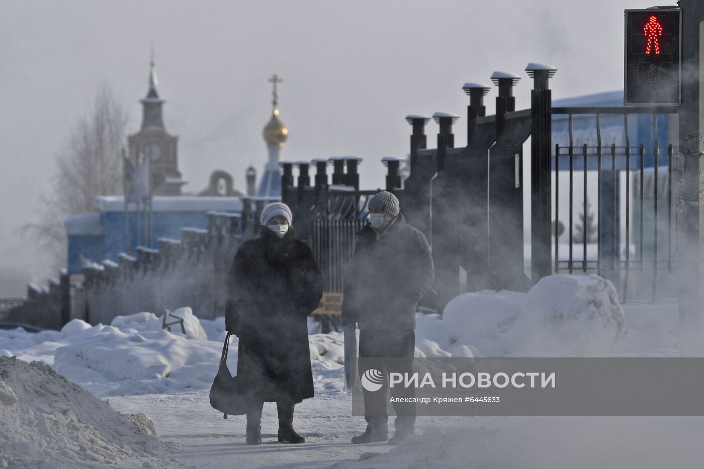 Мороз в Новосибирске