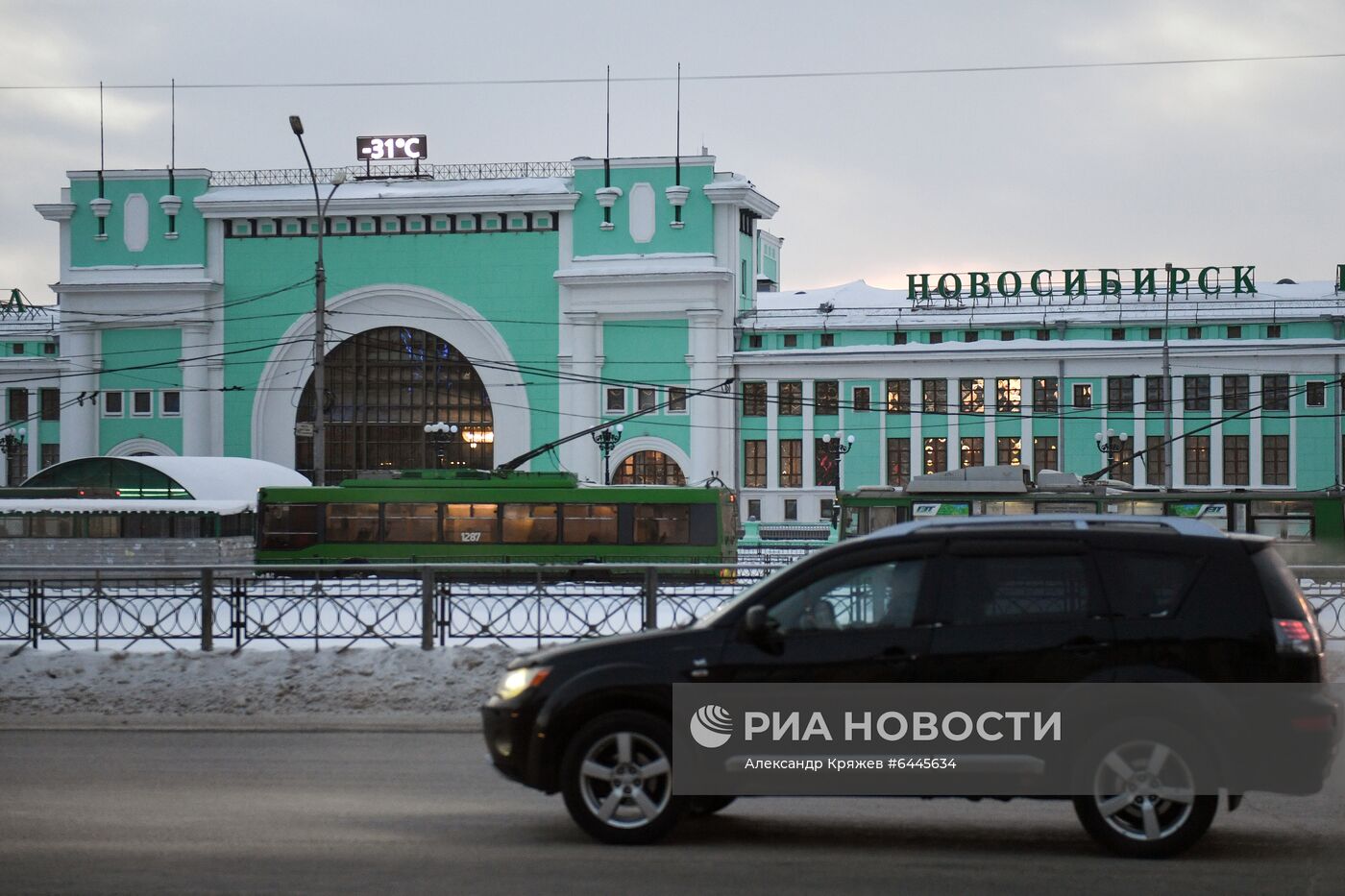 Мороз в Новосибирске