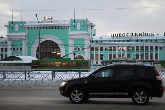 Мороз в Новосибирске