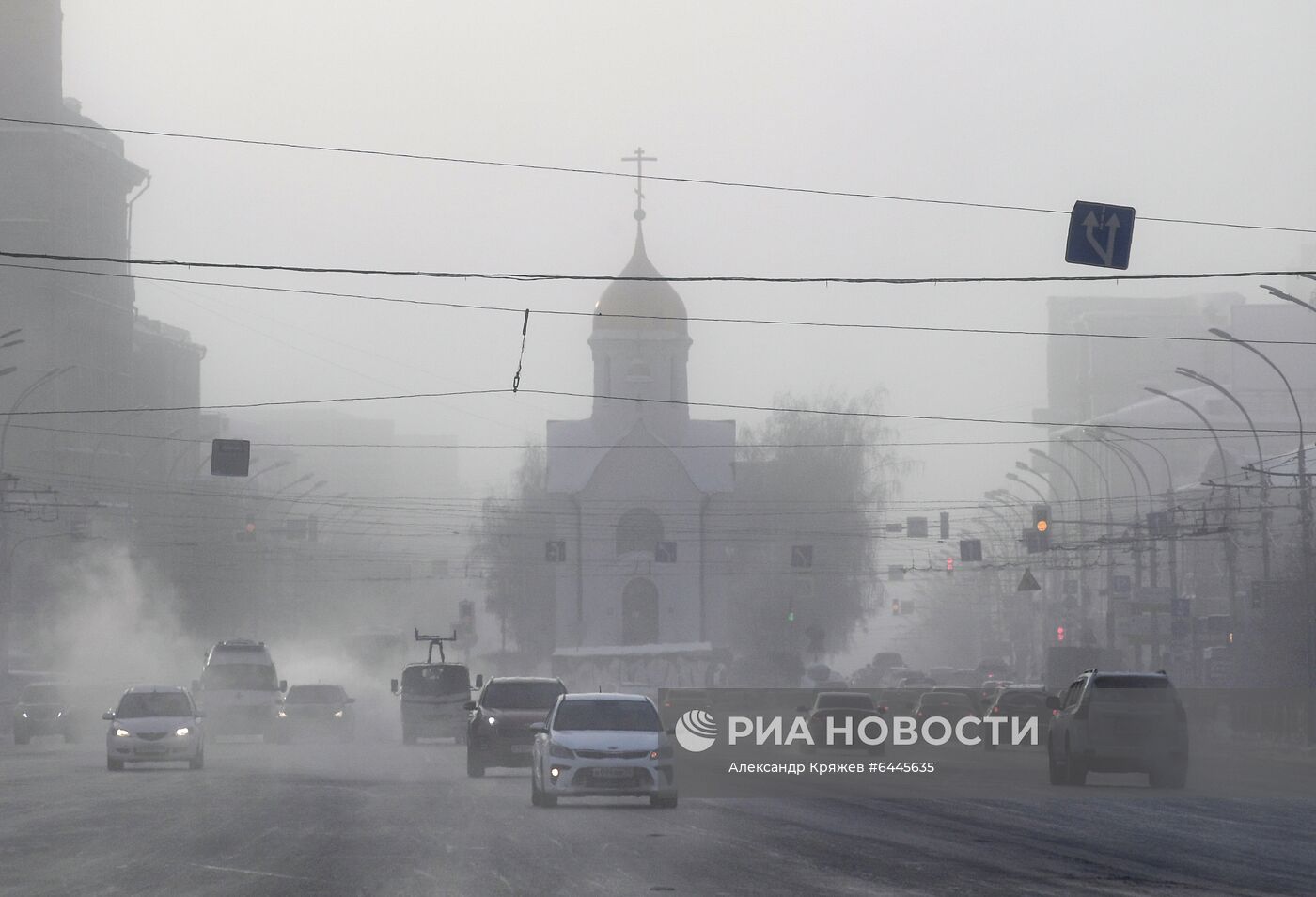 Мороз в Новосибирске