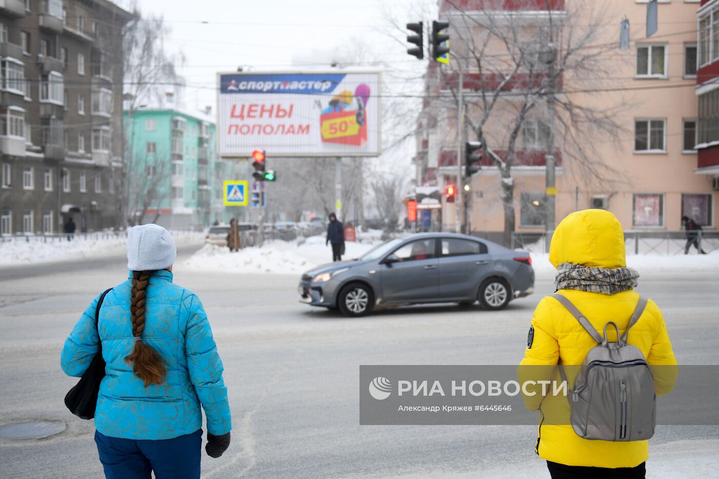 Мороз в Новосибирске