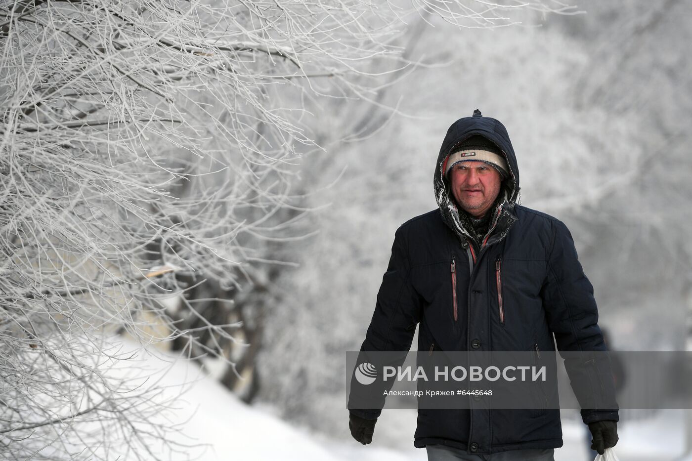 Мороз в Новосибирске