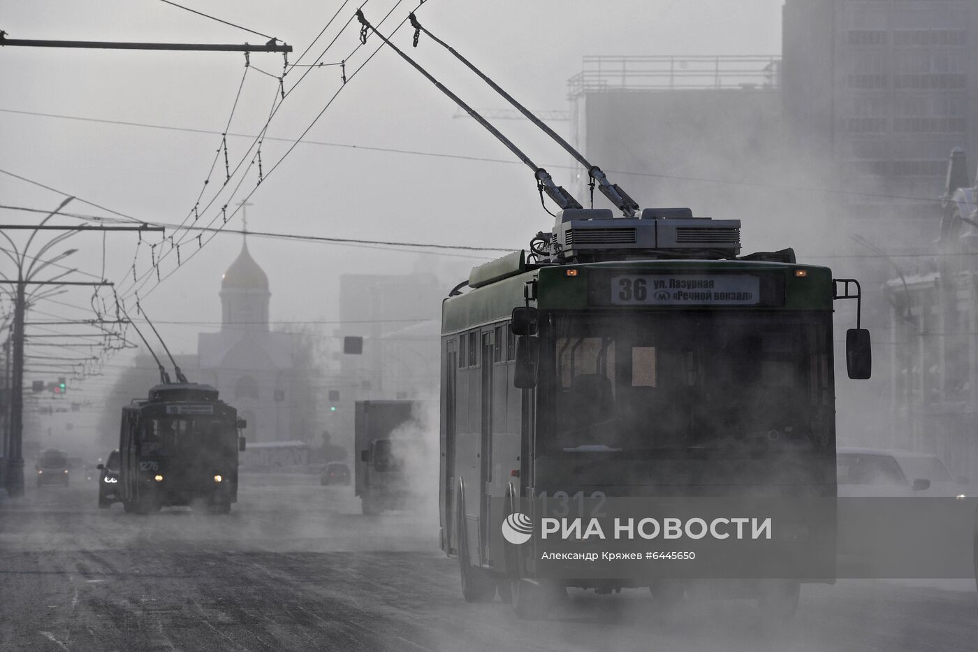 Мороз в Новосибирске