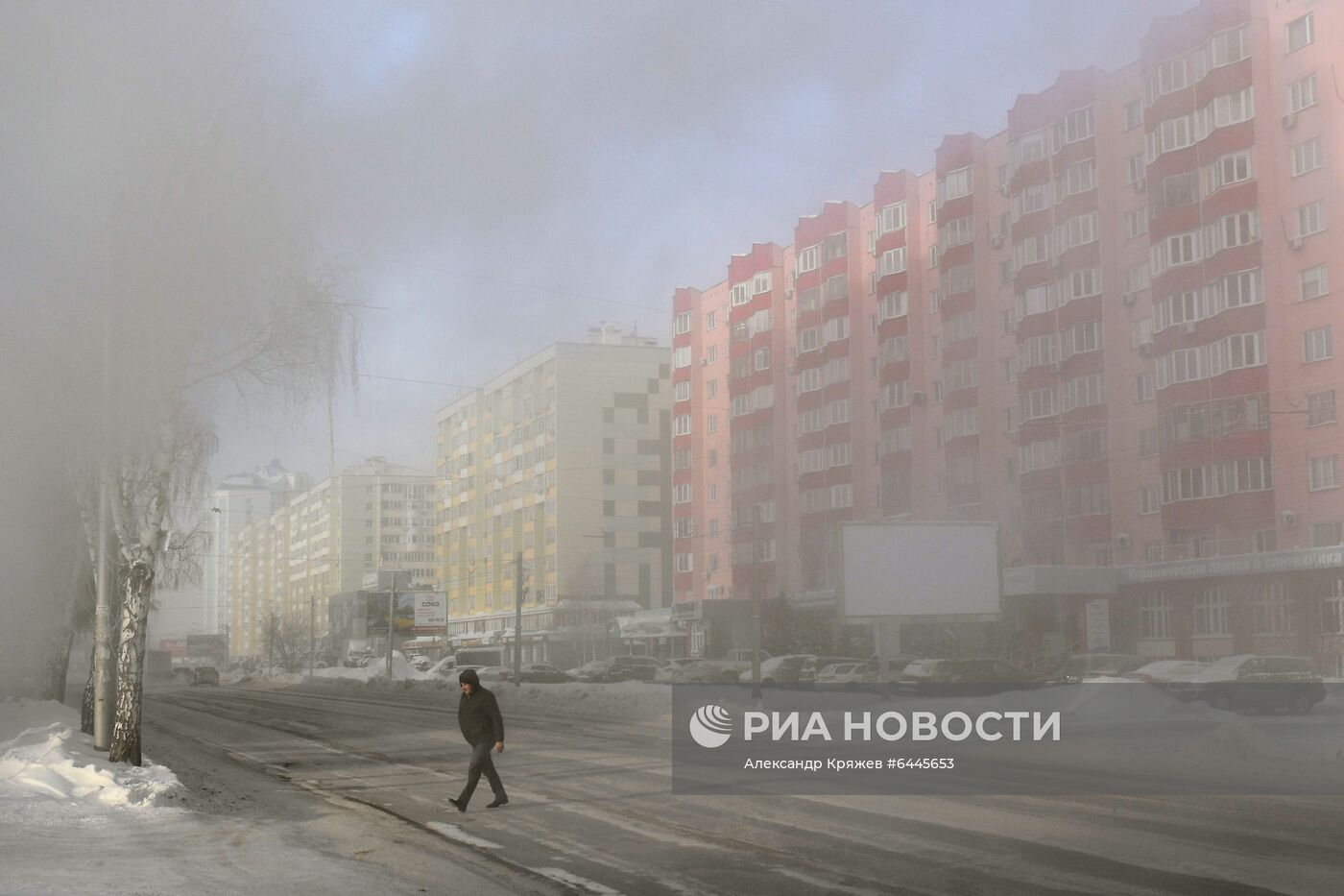 Мороз в Новосибирске