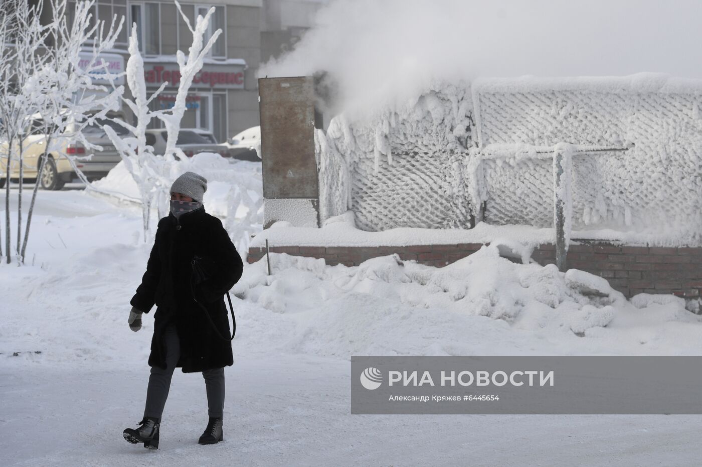 Мороз в Новосибирске