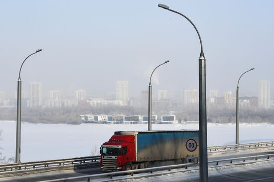 Мороз в Новосибирске