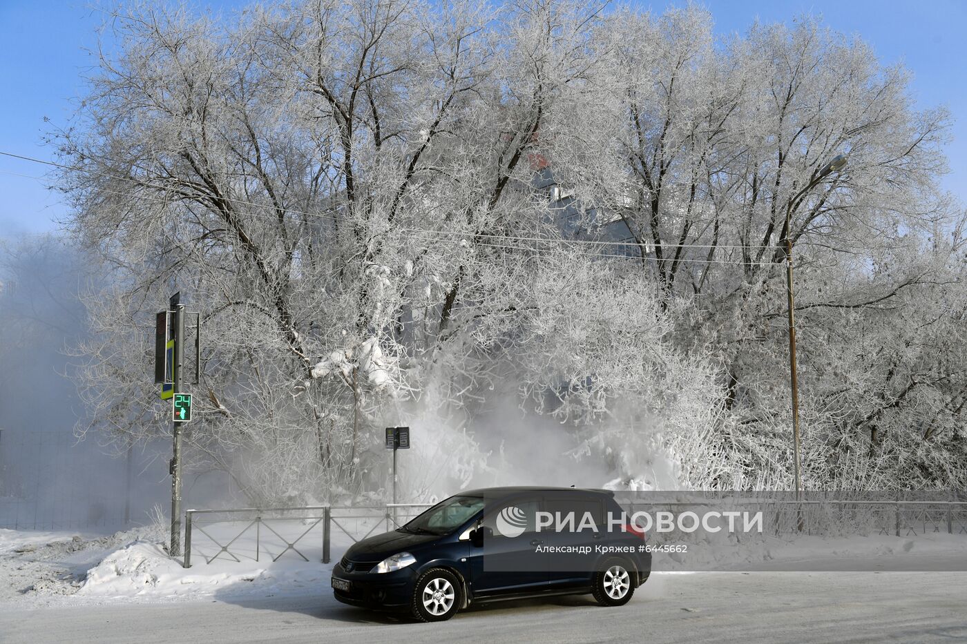 Мороз в Новосибирске