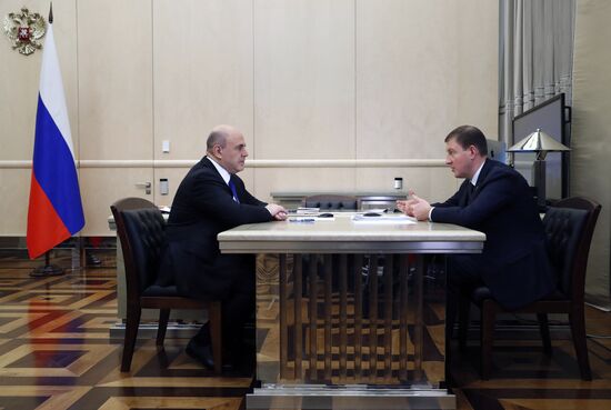 Премьер-министр РФ М. Мишустин встретился с секретарем генерального совета партии "Единая Россия" А. Турчаком