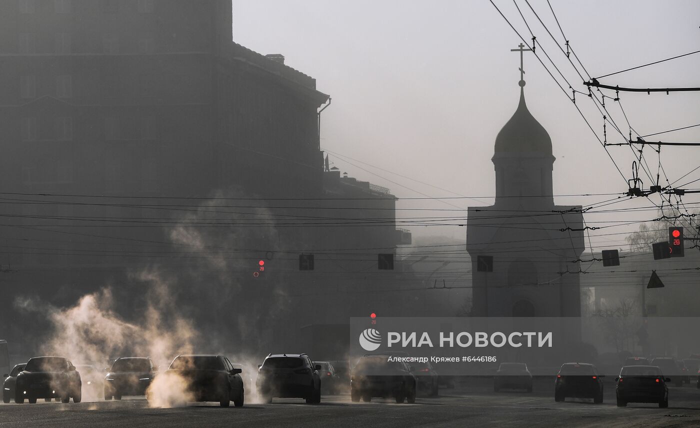 Мороз в Новосибирске