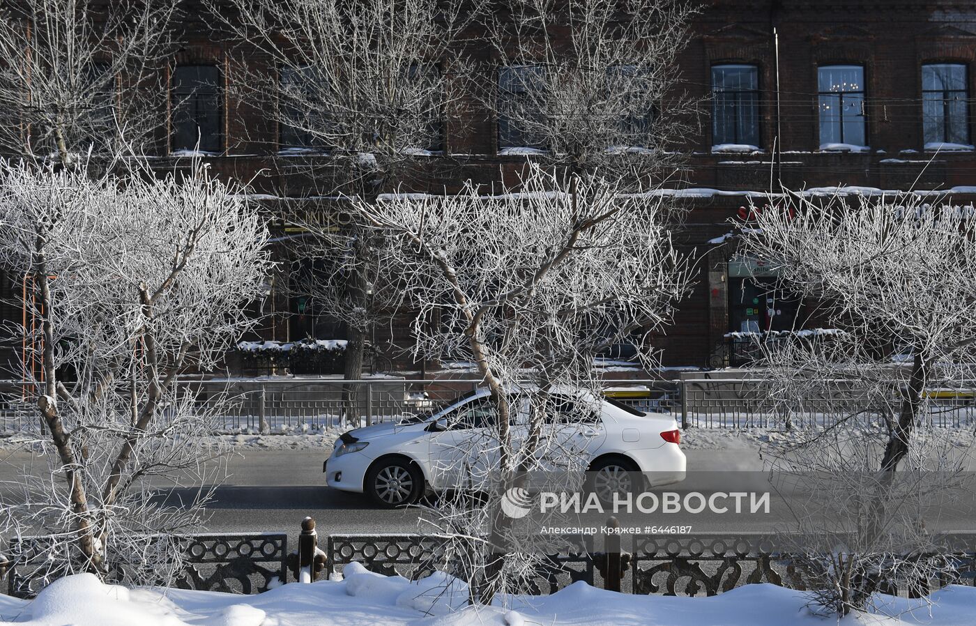 Мороз в Новосибирске