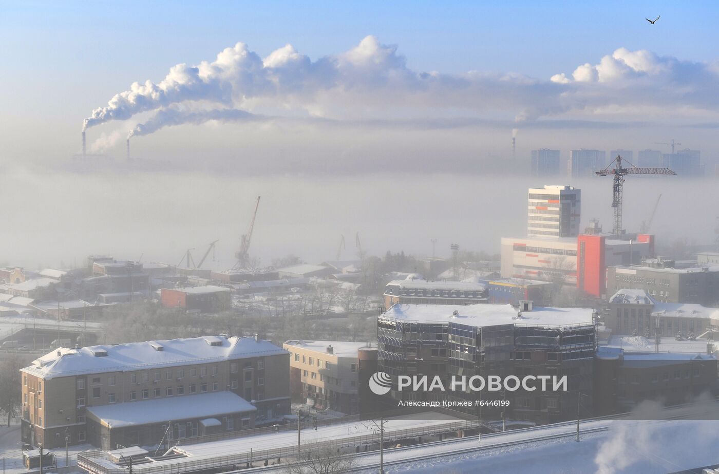 Мороз в Новосибирске