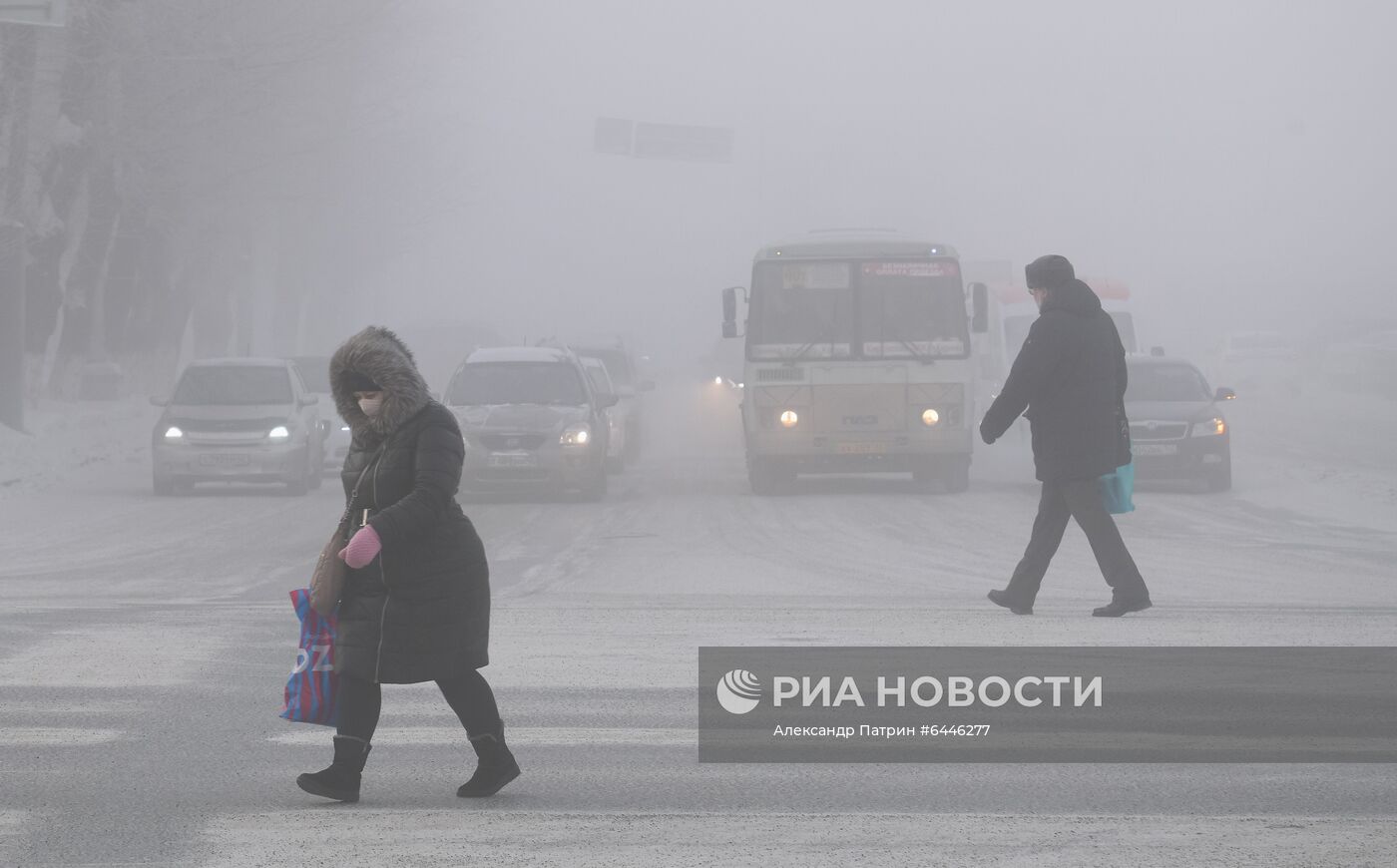 Морозы в Кузбассе