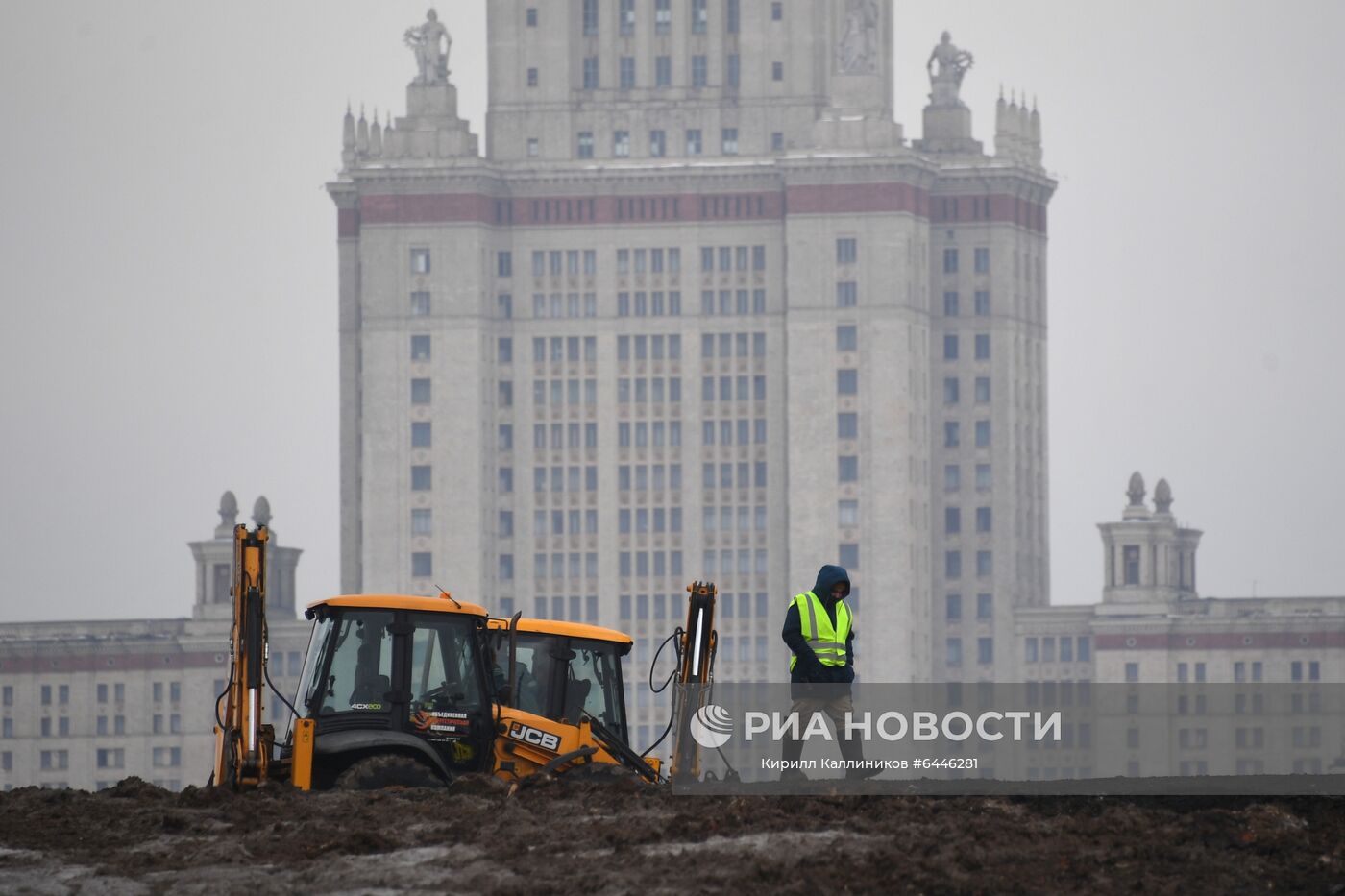 Закладка камня на строительство