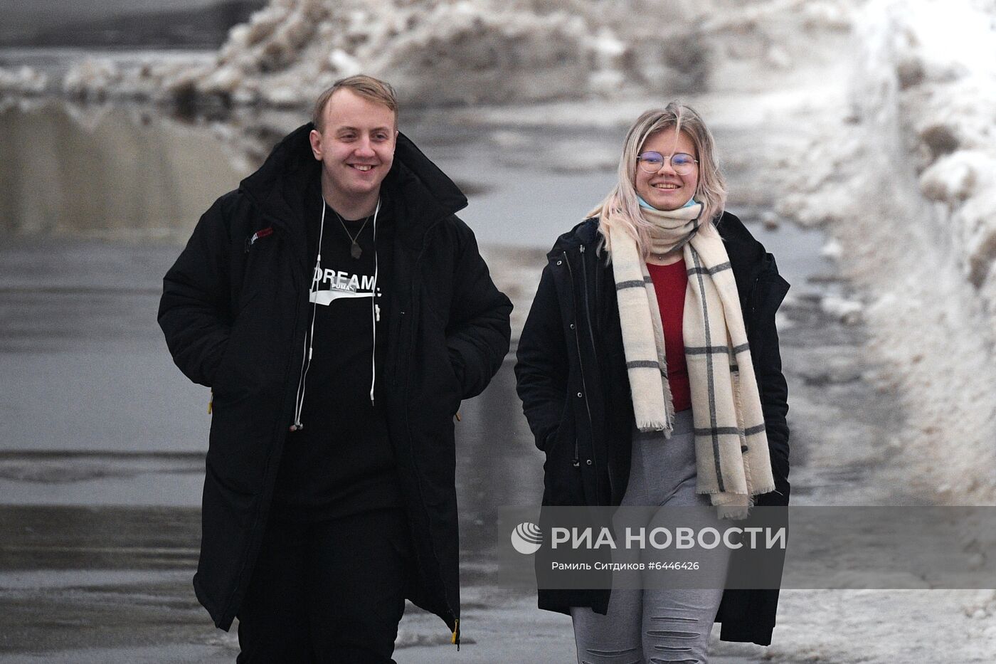 Теплая погода в Москве