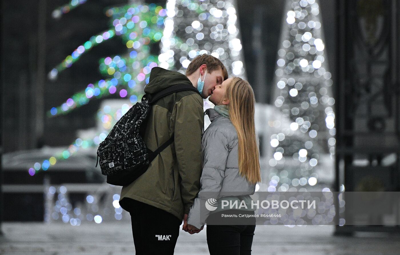 Теплая погода в Москве