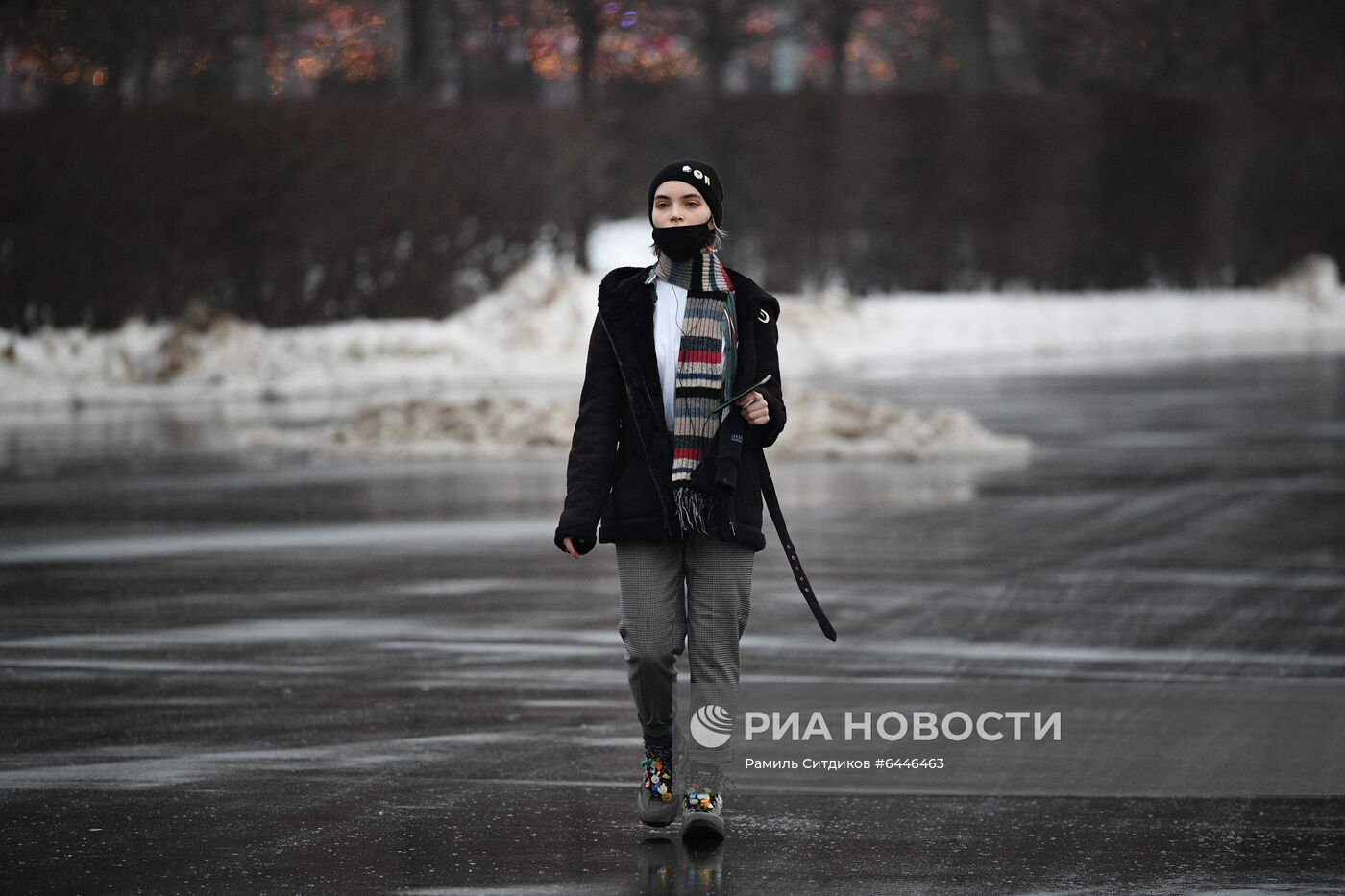 Теплая погода в Москве