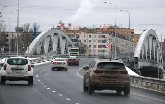 Транспортная развязка в Химках 