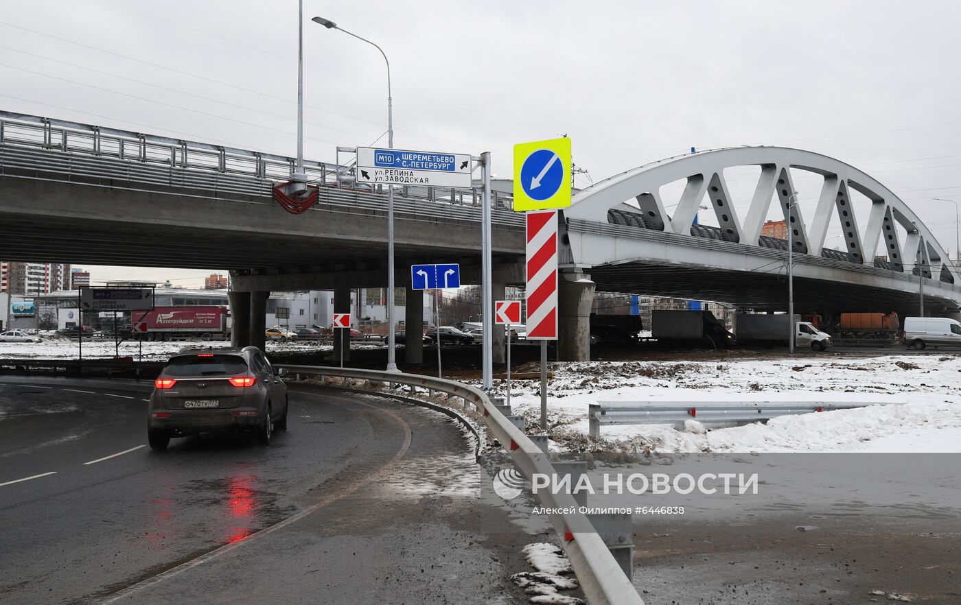 Транспортная развязка в Химках 