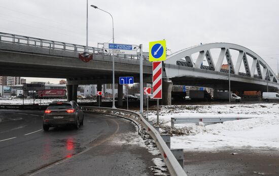 Транспортная развязка в Химках 