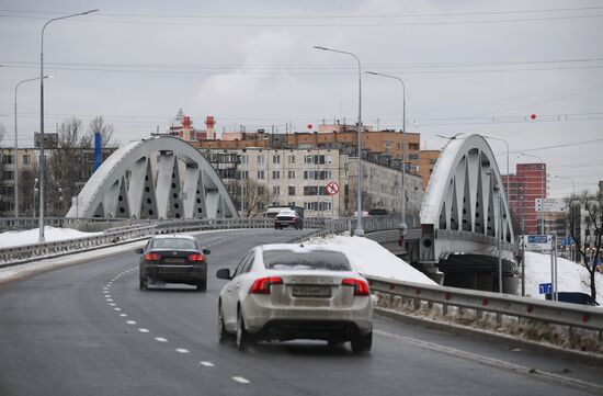Транспортная развязка в Химках 