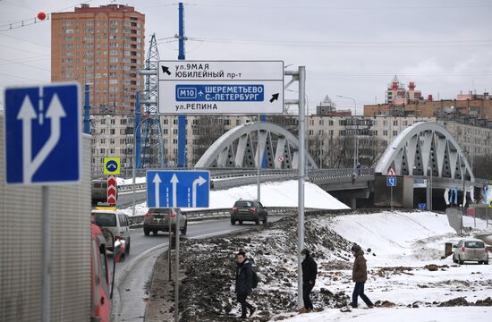 Транспортная развязка в Химках 