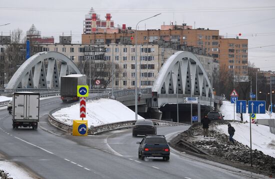 Транспортная развязка в Химках 