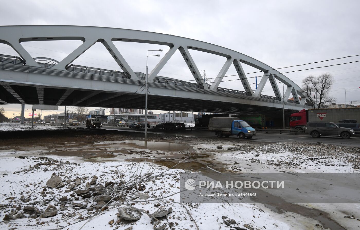 Транспортная развязка в Химках 