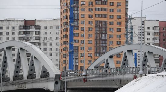 Транспортная развязка в Химках 