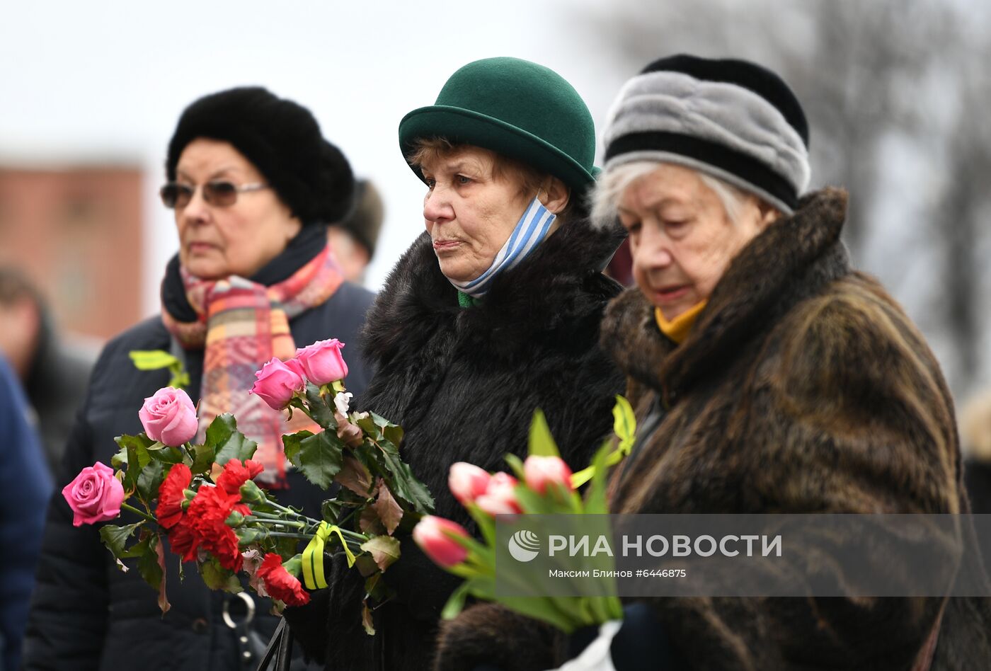 Возложение венков по случаю 77-летия снятия блокады Ленинграда