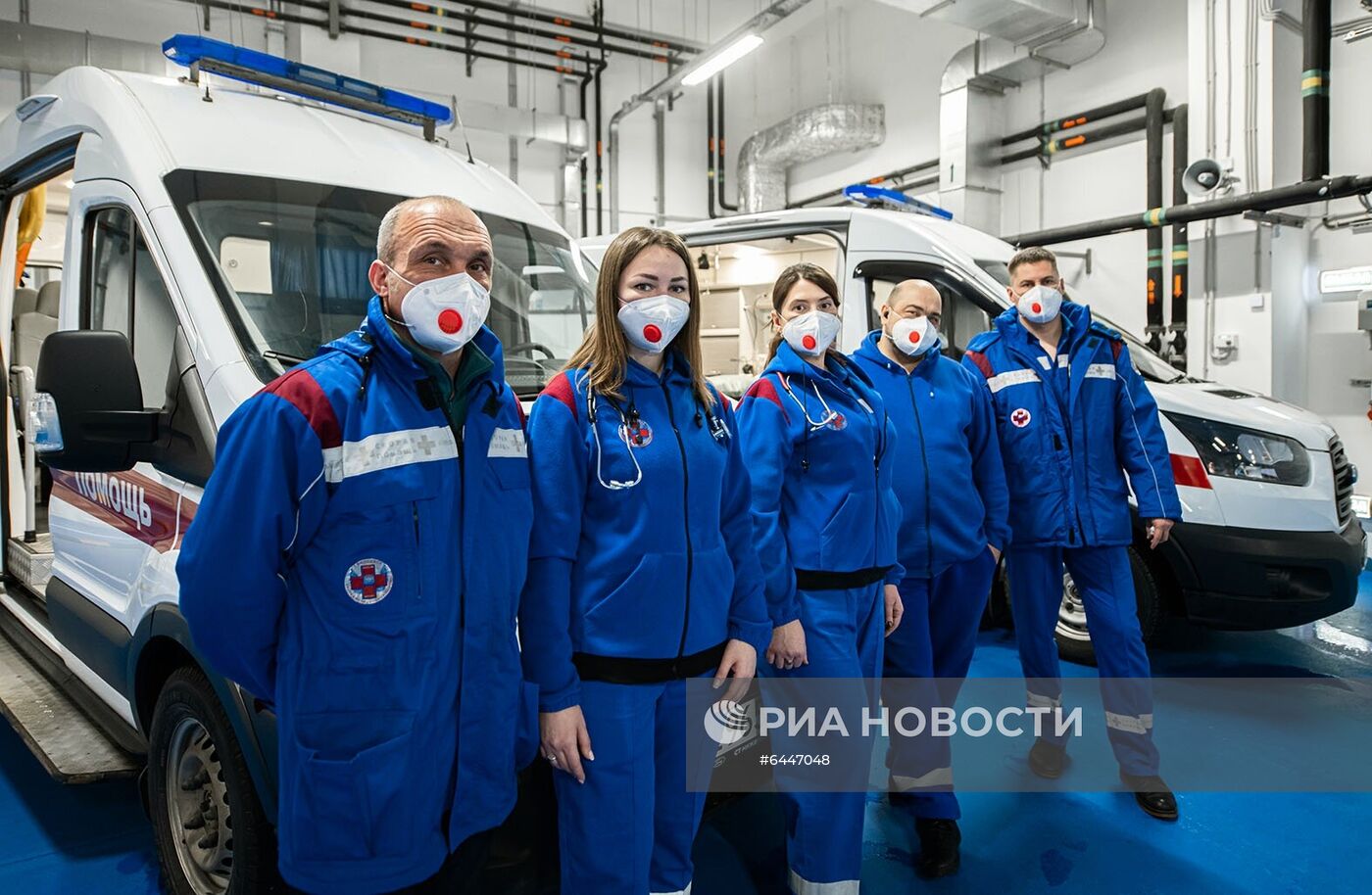 Мэр Москвы С. Собянин осмотрел новую подстанцию скорой помощи в Коммунарке  | РИА Новости Медиабанк