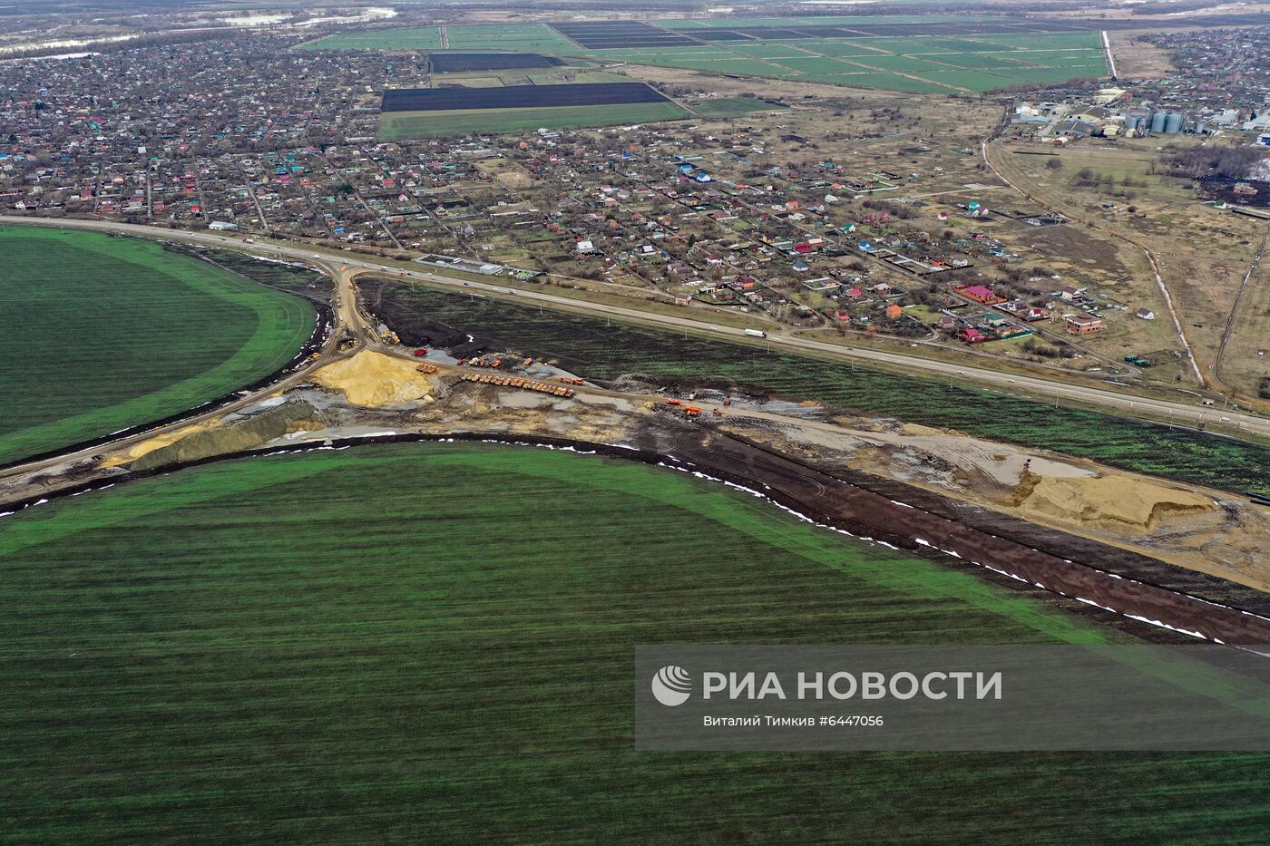 Строительство трассы "Краснодар - Керчь"