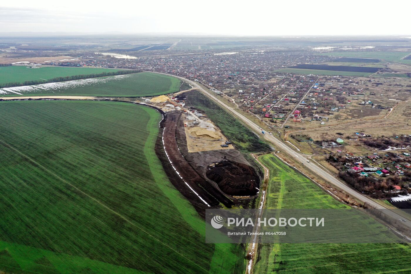 Строительство трассы "Краснодар - Керчь"